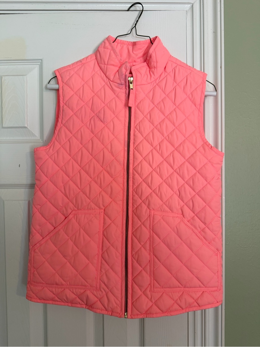CrewCuts Girls' Quilted Sleeveless Vest - Pink